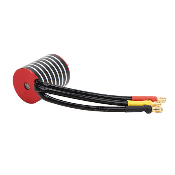 RC bil børsteløs motor 2430 aluminiumslegering kobber vanntett 4 poler høyhastighets børsteløs motorbytte for 1/24 1/18 RC bil 7200KV