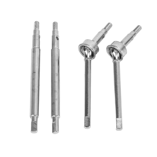 RC Bil Foran Bak CVD Drivaksel Messing Forlengelse Drivadapter Combiner Drivaksel for Traxxas 1/18 Sølv