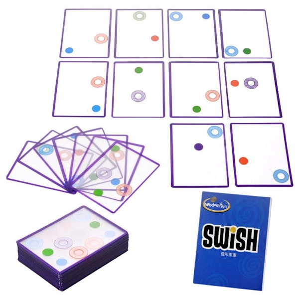 Swish kortspel, intelligensutvecklande brädspel, logiskt tänkande, intellektuella leksaker