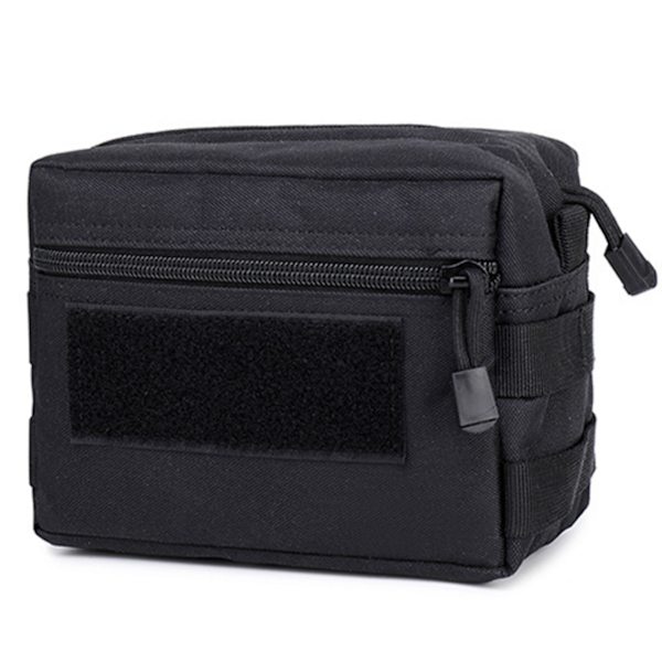 Outdoor Sports Vyölaukku Fanny Pack Monikäyttöinen Vaellus Kalastus Lääkinnällinen Vyölaukku Musta