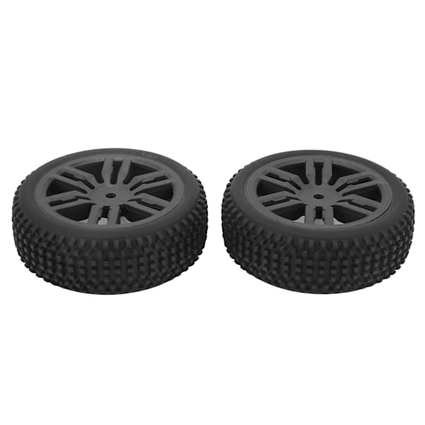 2 kpl RC-auton eturenkaat muovivanteella kumirenkaat korvaavat BONZAI 1/16 maastoajoneuvoa