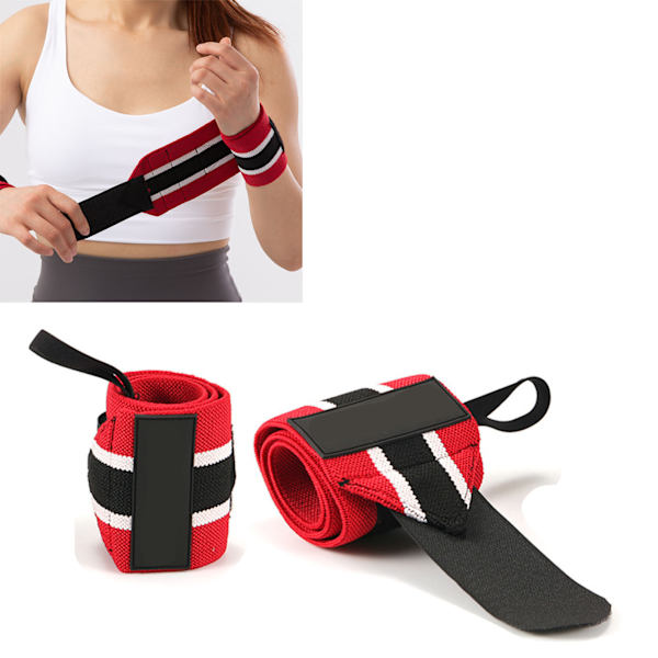 2st viktlyftsrem Justerbar ventilerande kompressionsarmband för viktlyftning Fitness Sport Deadpool färgmatchning