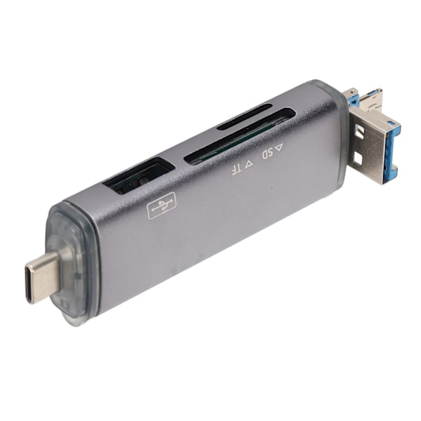 Kortläsare OTG USB C USB MICRO USB 5Gbps Ultra Slim Plug and Play Minneskortläsare för Telefon PC Laptop