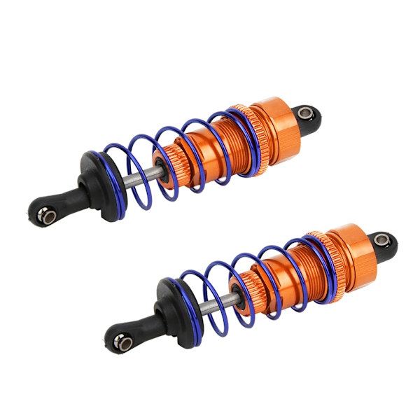 2 stk. 92 mm RC olietryksjusterbar forreste støddæmper Passer til ZD Racing 7358 1/10 RC CarOrange