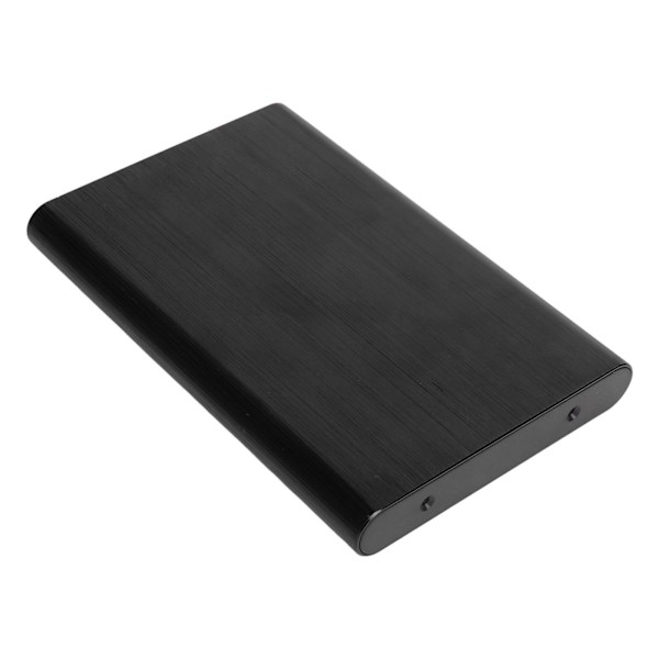 2,5 tums SATA HDD-hölje Typ C 10 Gbps höghastighets bärbar hårddiskväska med LED-indikator svart