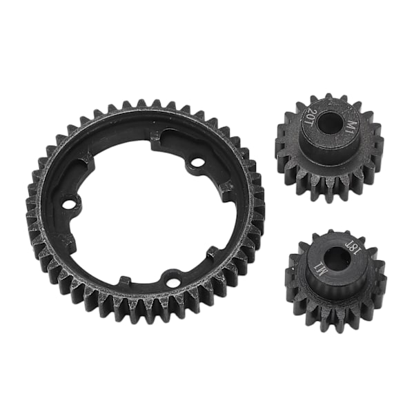 Herdet stål 46T Hoveddrev M1 18T 20T Pinjong for Traxxas XO 1 E REVO 2.0 Fjernkontrollbil