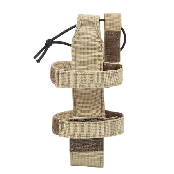 Utomhus Molle Flaskhållare Vattenflaskhållare med rem Ryggsäck Tillbehör för promenader Fotvandring Khaki