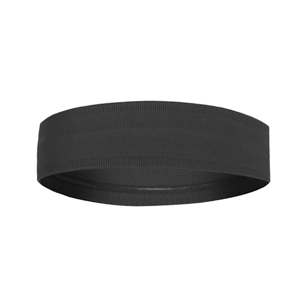 Sport Pannband Förhindra halka Fukttransporterande Mjuk Elastisk Män Dam Svettband för Fitness Yoga Running Svart