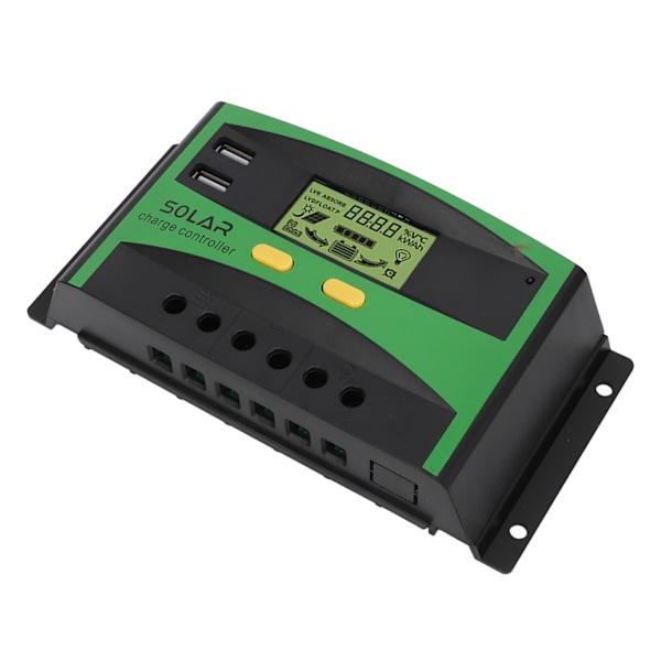 12V 24V Aurinkoenergian Ohjain LCD-näyttö PV-katulamppu Latausohjain Sähköntuotantojärjestelmälle