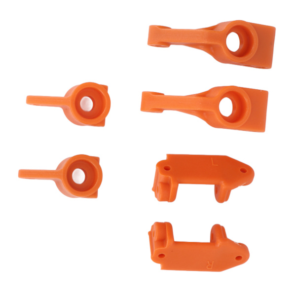RC Car Steering Cup Bakaxel Cup med C-navhållare för Rustler Stampede Slash 2 Wheel Drive 1/10 RC Car Orange
