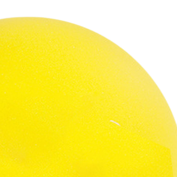 PU-boll Lättvikt Rolig Bouncy Mute Mjuk Boll Mjuk svamp Bouncy Baby Ball för Hemmaskolan Lekplats Gul