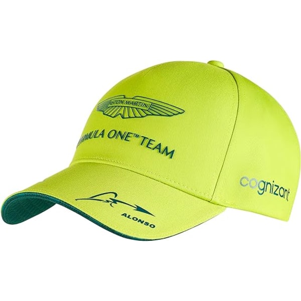 Aston Martin F1 Team - - Team Drivers cap Limegrön - Unisex - Justerbar, One Size Passar Alla fluorescent yellow