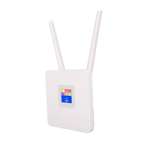 4G LTE CPE WiFi Router 3 Netværksinterfaces Forbedret Signalstyrke Plug and Play WiFi Router med SIM-kort Slot til Skærme