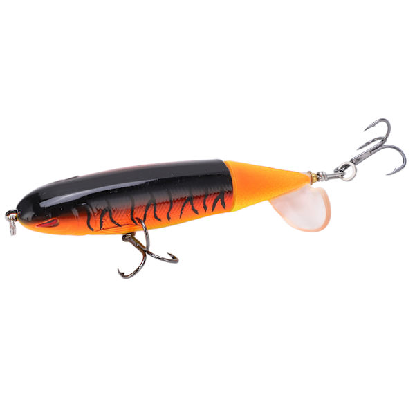 Fiskedrag Hard Bait Artificiell Minnow Lures med Treble Hook Swimbbait för basfiske#4