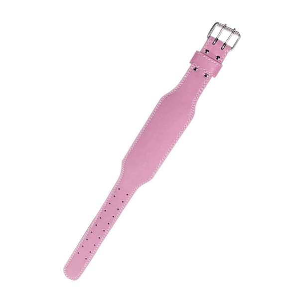 Tyngdlyftsbälte Mikrofiberläder Midja Ryggstöd Gymbälte för Träning Fitness S 95cm/37.4in Rosa