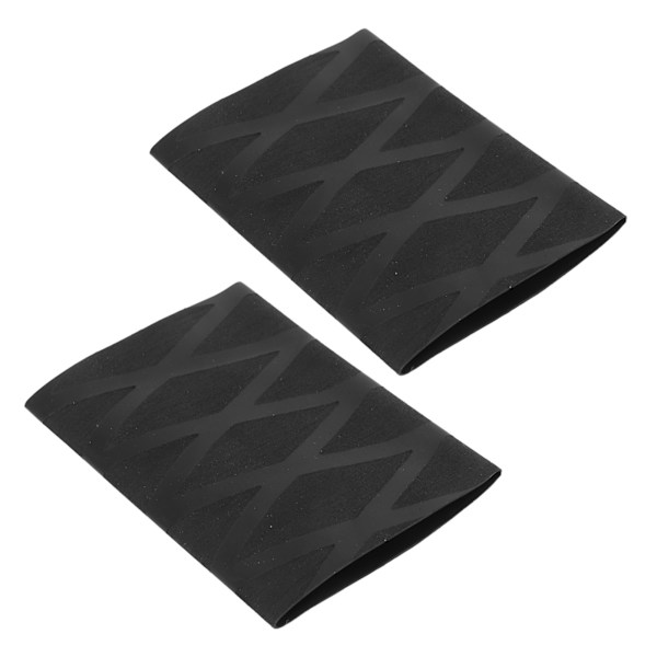2 ST Tennisracket Grip Tape Varmekrympbar polyolefinracket overgreb til horisontal racket Sport Sort