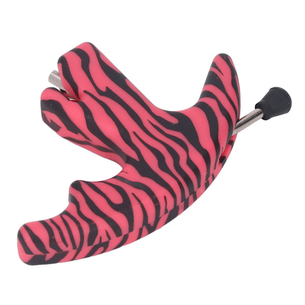 Tommel Bow Release 3 Finger Sensitivt Komfortabelt grep Tommel Bow Release for Utendørs Bueskyting Rosa