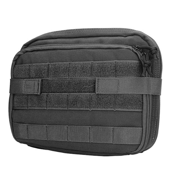 Molle Förvaringsväska Utomhus Bärbar Emergency Rescuing Medical Bag Stor Multi Purpose Verktygspåse Svart