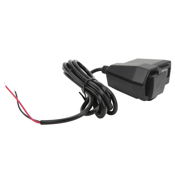Motorcykel Telefonladdare Elcykel 3.1A Dubbel USB Telefonladdare Retrofit Kit med röd voltmeter