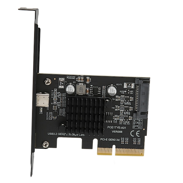 USB3.2 Udvidelseskort GEN2x2 20Gbps ASM3242 Chip PCI E 4X Extender Udvidelseskort til Windows 10 11