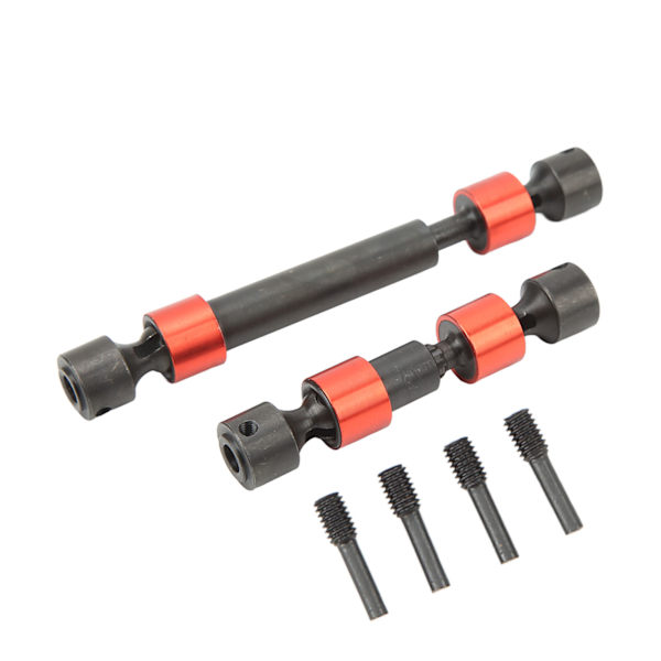 RC Center Drive Shaft Splined Universal Steel CVD Drivaxel för Traxxas REVO 3.3 för Summit E REVO 2.0 Red