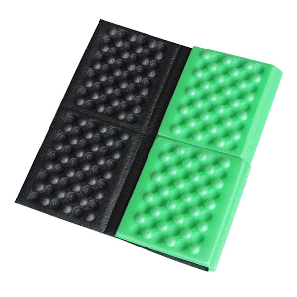 Udendørs foldbar bærbar skumpude Siddepude Bikube 6 foldbar skumpudemåtte til vandring Grøn 39x28.5x0.9cm/15.4x11.2x0.4in