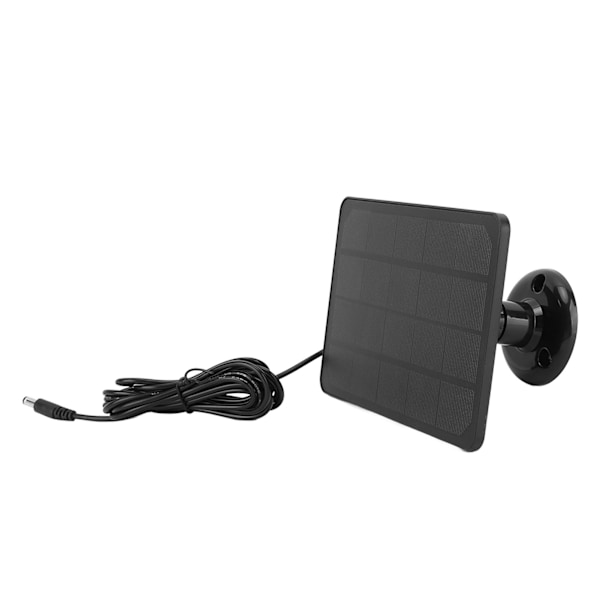 4W Solpanel 5V Sort IP65 Vandtæt Solpaneler Ladeplade til Ventilatorlys