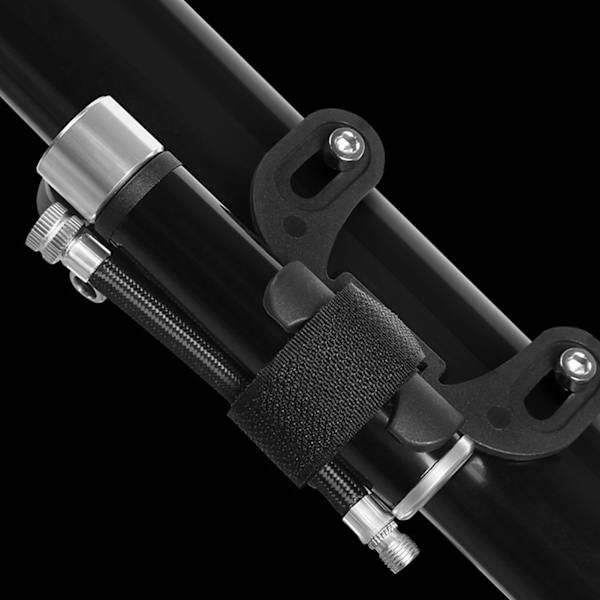 Minicykelpump Aluminiumlegering Bärbar högtrycksdäckspump för landsvägscyklar Mountainbikes Basketboll Fotboll Svart
