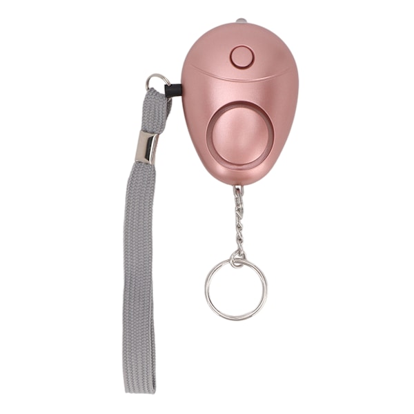 Sikker lyd Personlig alarm Bærbar 130DB nødsikkerhedsalarm med LED-lys til kvinder Mænd Børn Ældre Rose Gold