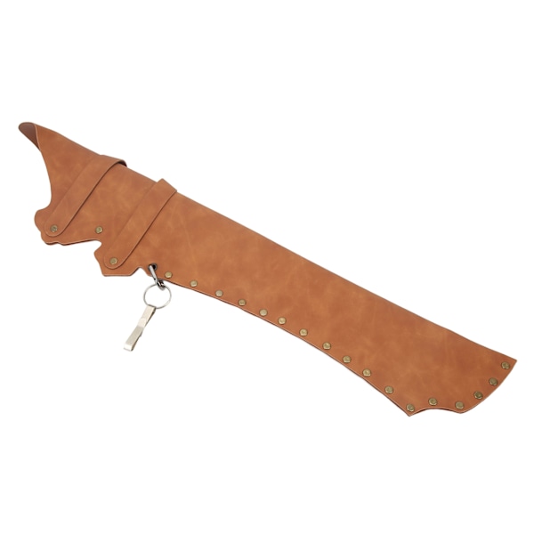 Bueskyting Back Arrow Quiver Holder Midjemontert PU Arrow Oppbevaringsveske for Recurve Bow Compound Pulley Bue Bueskytingutstyr Brun