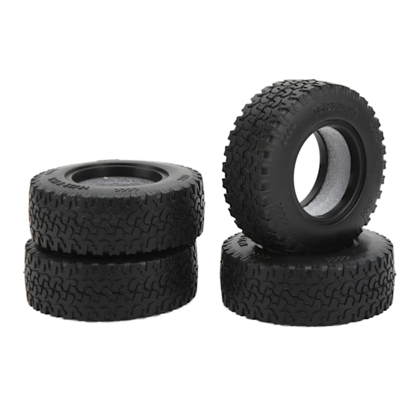 4 stk 1,55 tommer myke gummihjul for Tamiya CC01 LC70 LC80 1/18 Air UTB18 Capra fjernkontroll biloppgraderingsdel