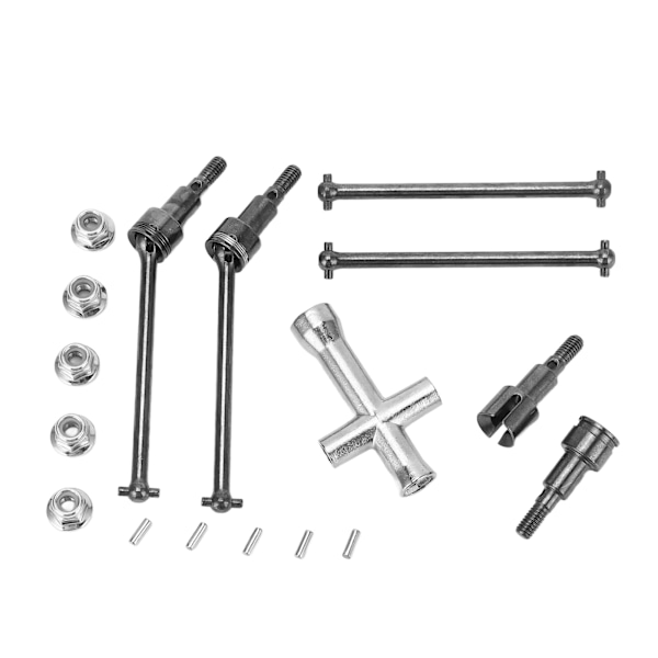 RC Främre Bakre Drivaxelsats Stål CVD Drivaxel för SCY 16101 16102 16103 16201PRO 1/16 RC Bil