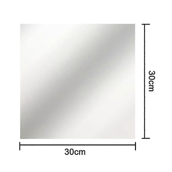 9 st 30*30cm spegelväggdekal DIY handgjort konstverk vardagsrum sovrum heminredning fyrkantig spegeldekal