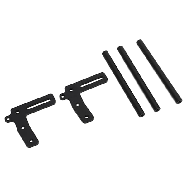 RC frontkofanger aluminiumslegering modelbil frontkofanger udskiftning til 1/10 RC bil sort