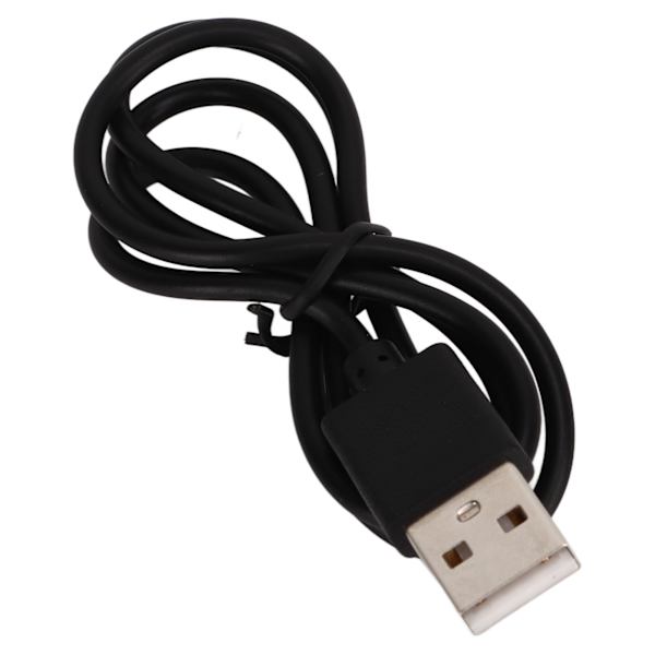 2 Pins Klockladdare Magnetisk Universal Bärbar Smartwatch USB-laddningskabel Svart 3,5-11 mm