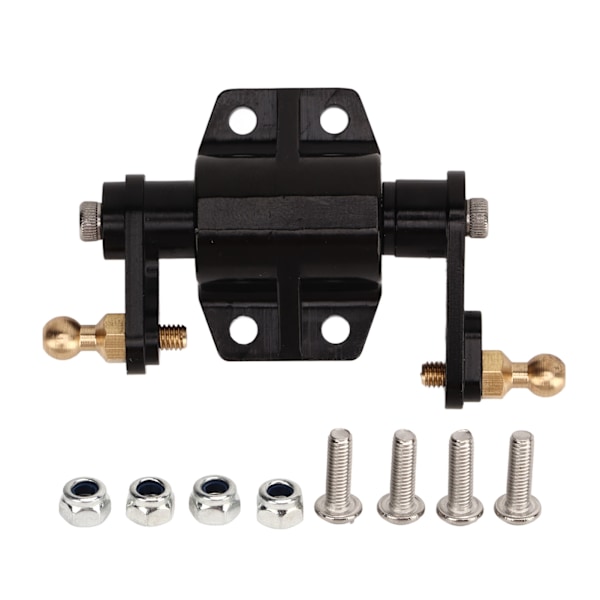 RC Svingbase Aluminium Legering Svart Lettvekt Stabil ytelse for Tamiya 1/14 RC Lastebiler
