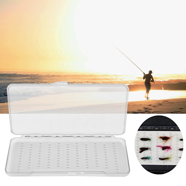 Ultratank gennemsigtig flueagnboks agnopbevaringspose Container Organizer Fiskedele