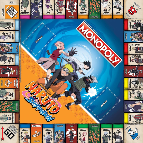 Monopoli peli | Tutut paikat ja ikoniset hetket animeohjelmasta, 2-6 pelaajaa
