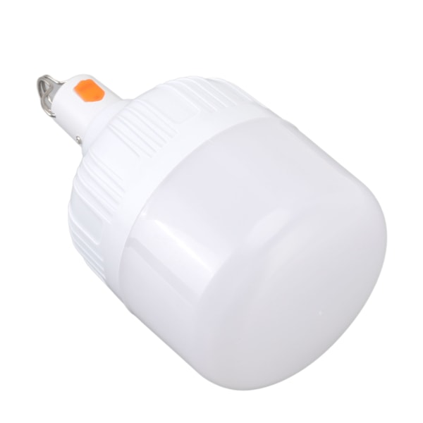 Utomhus LED USB Uppladdningsbar glödlampa 120W Bärbar nödlampa med krok för nattmarknadsstånd Strömavbrott i hushållet