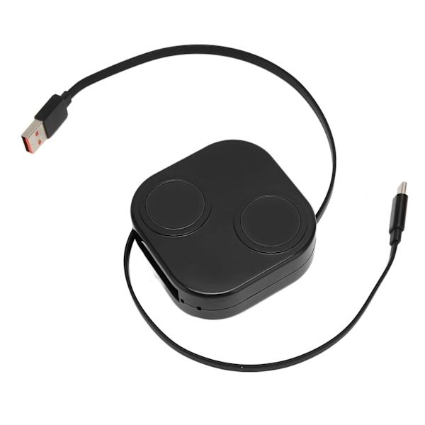 Indragbar USB-laddkabel med snabbladdning 3 i 1 5A PD Multi USB-kabel med telefonhållare IP Typ C Micro USB-port 3.3ft