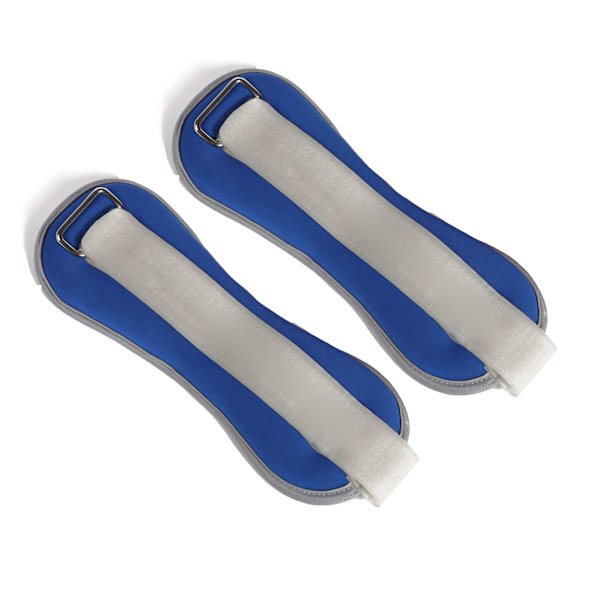2 ST Handled Ankelvikter Styrketräning Osynliga handledsvikter Remmar för löpgymnastik Blå 0,6 kg/21,2 oz