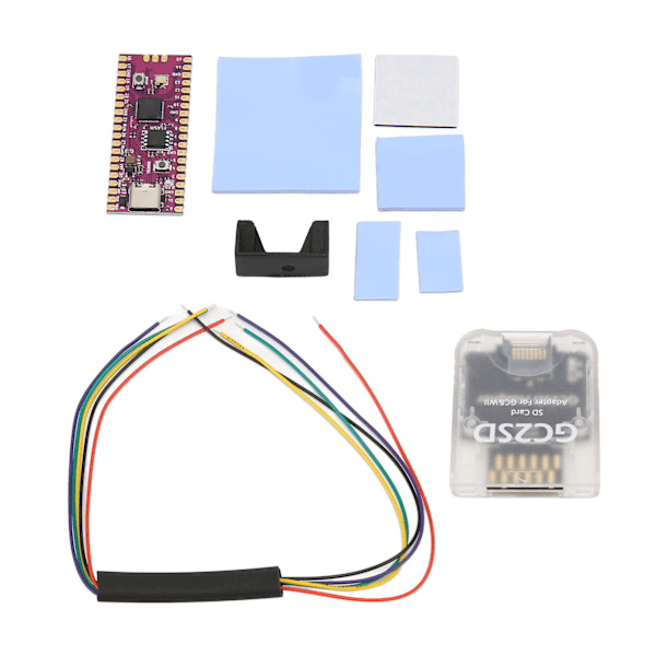Mikrocontrollerkort Dobbeltkerne 264KB ARM Cortex M0+Processor Fleksibelt Mikrocontrollermodul til RPi Transparent Hvid