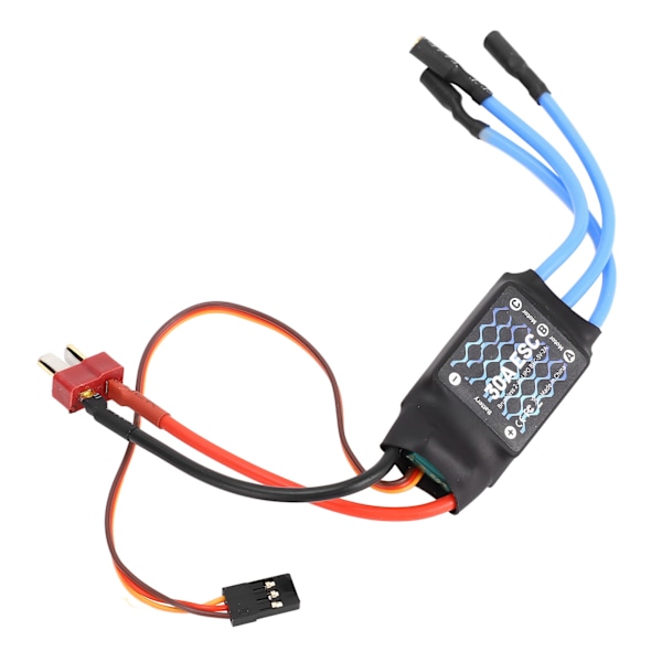 RC Elektrisk hastighedsregulator 30A med T-stik Langtrådet RC Børsteløs ESC til opgradering af fly med faste vinger