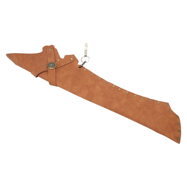 Bueskydning Back Arrow Quiver Holder Taljemonteret PU Arrow opbevaringstaske til Recurve Bow Compound Pulley Bue Bueskydningsudstyr Brun