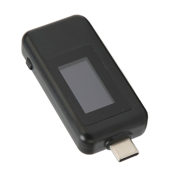 USB-jännite- ja virtamittari 4–30 V 0–5,1 A Digitaalinen LCD-näyttö Tarkka mittaus USB-mittari puhelimille, tableteille, kannettaville tietokoneille Musta