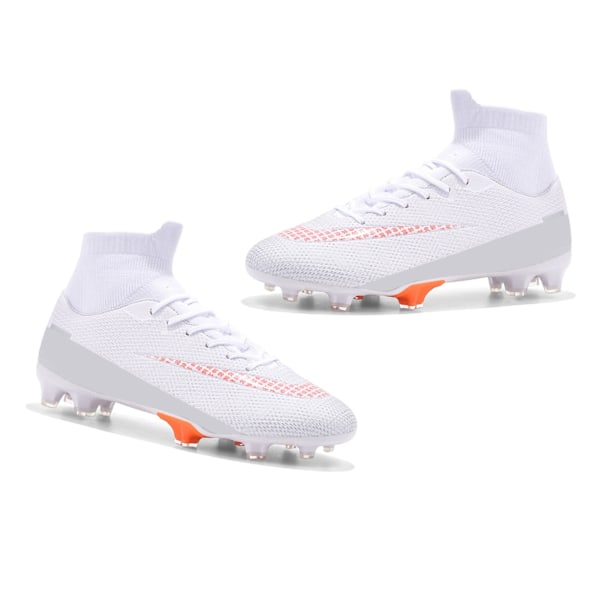 Klossar Herr Fotbollsskor Utomhus Inomhusträning Vuxen Fotbollsskor Grästräning Match Sport Sneakers Vita 41
