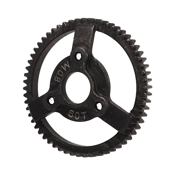 60T Spur Gear och 16T 18T 20T Pinions Gear RC Steel Gear Set för Slash 2WD 1/10 Black