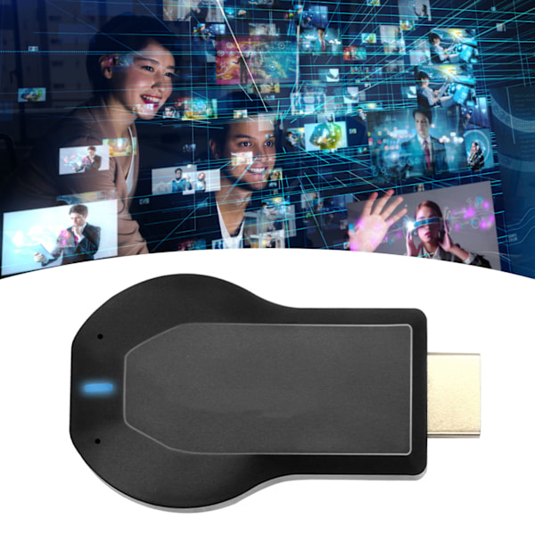 WiFi Display Dongle Kompakt Bærbar 1080P Skærmadapter Dongle til IOS til Android til Windows