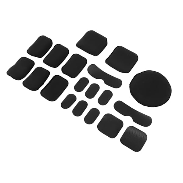 Black Helmet Liner System Utomhushjälm EVA Pading Pads Kuddmattor Ersättningsdyna med krok och ögla