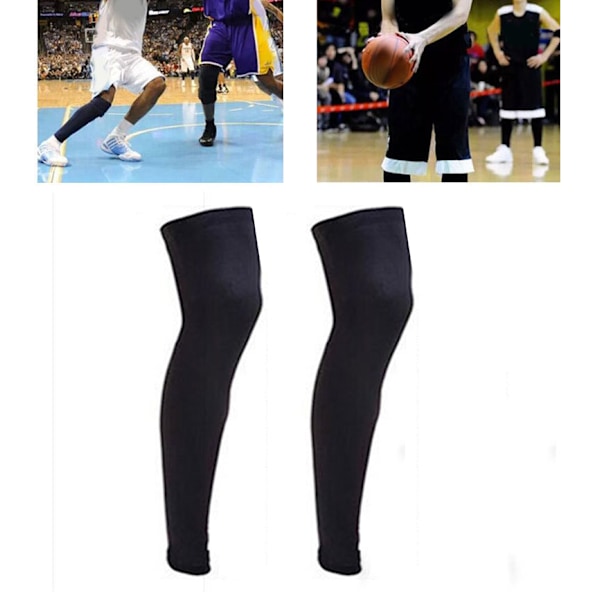 1 par Knästöd Knästödsskydd Knäskål Andas solskydd för utomhusbasketkörning Löpning XL